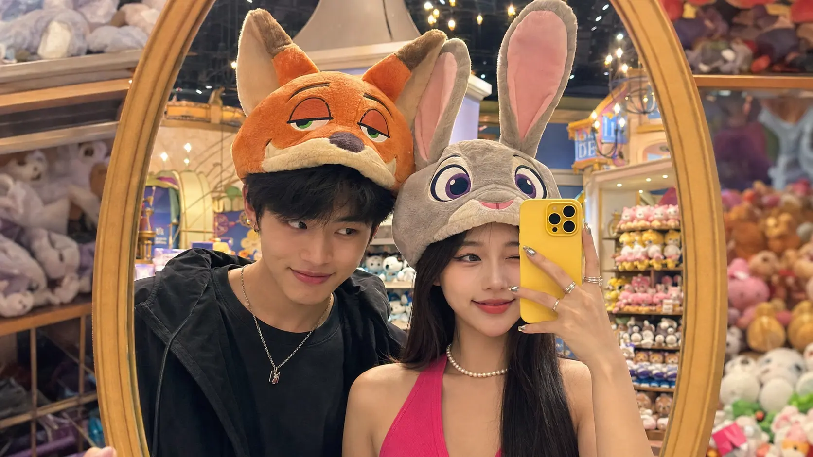 Zootropolis Couple Mirror Selfie Prompt